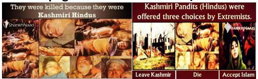 Image result for Kashmiri pandit fleeing kashmir images pictures